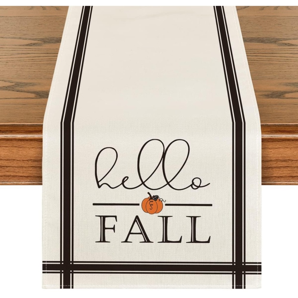 Hello Fall Table Runner
